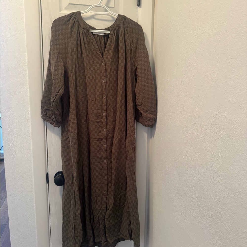 Neuflora Green Gingham Midi